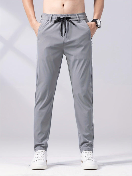 Men’s All-Season Quick-Dry Pants - Durable, Breathable, and Pocket-Perfect for Outdoor Fun