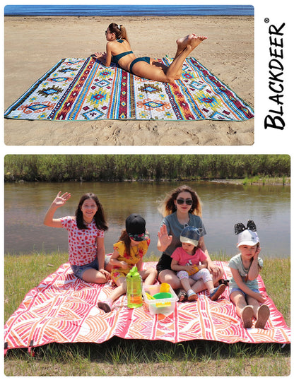 Eco-Friendly Waterproof - Machine Washable Beach/Camping Mat For Family - Smart Shoppers Deal