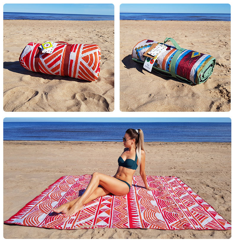 Eco-Friendly Waterproof - Machine Washable Beach/Camping Mat For Family - Smart Shoppers Deal