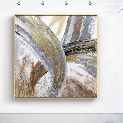 Handmade Abstract Art | Modern Oil Painting for Living Room Decoration | Artwork Decorative Mural - Smart Shoppers Deal