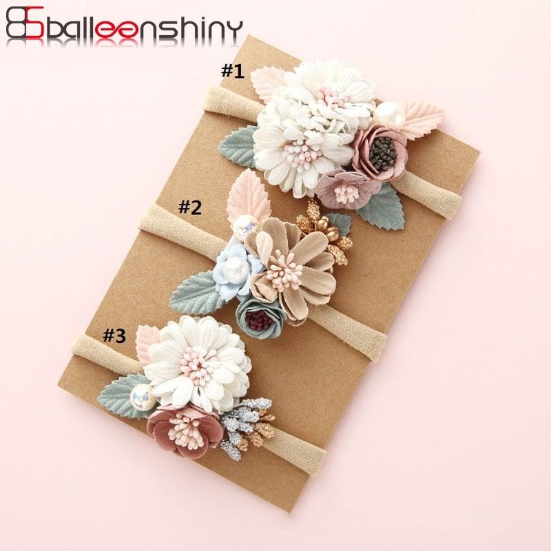 Newborn Baby Girl Princess Hairbands - Style Floral - Smart Shoppers Deal