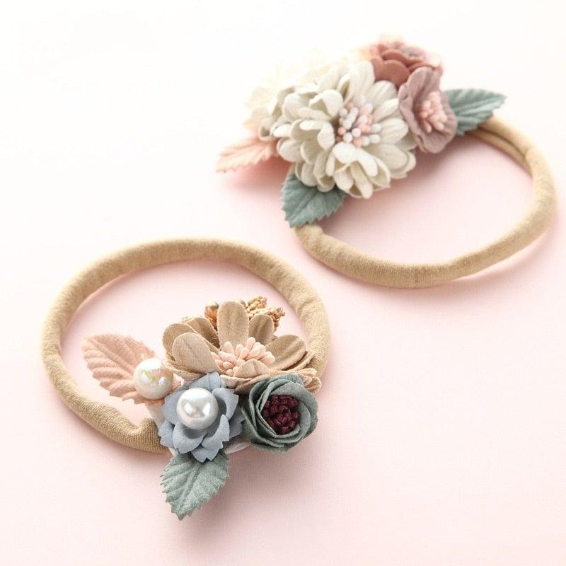 Newborn Baby Girl Princess Hairbands - Style Floral - Smart Shoppers Deal