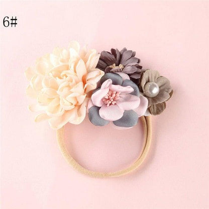 Newborn Baby Girl Princess Hairbands - Style Floral - Smart Shoppers Deal