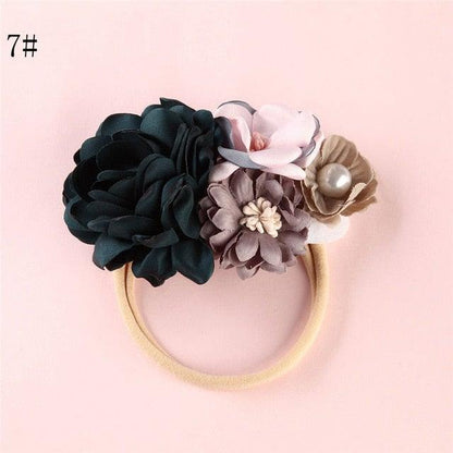 Newborn Baby Girl Princess Hairbands - Style Floral - Smart Shoppers Deal