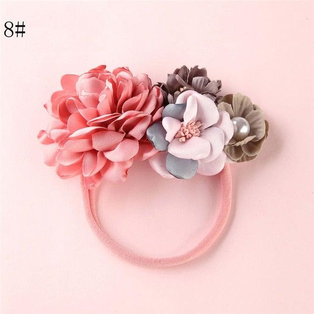 Newborn Baby Girl Princess Hairbands - Style Floral - Smart Shoppers Deal