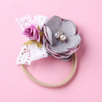 Newborn Baby Girl Princess Hairbands - Style Floral - Smart Shoppers Deal