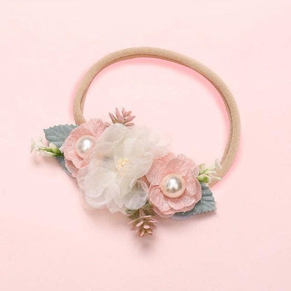 Newborn Baby Girl Princess Hairbands - Style Floral - Smart Shoppers Deal