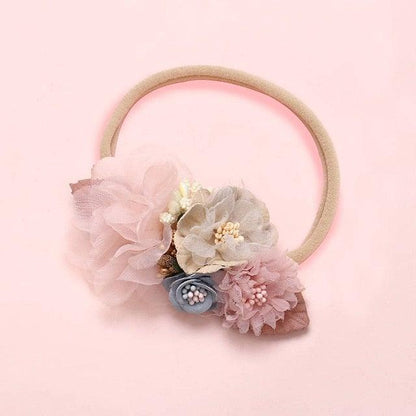 Newborn Baby Girl Princess Hairbands - Style Floral - Smart Shoppers Deal