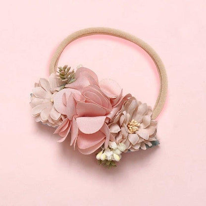 Newborn Baby Girl Princess Hairbands - Style Floral - Smart Shoppers Deal