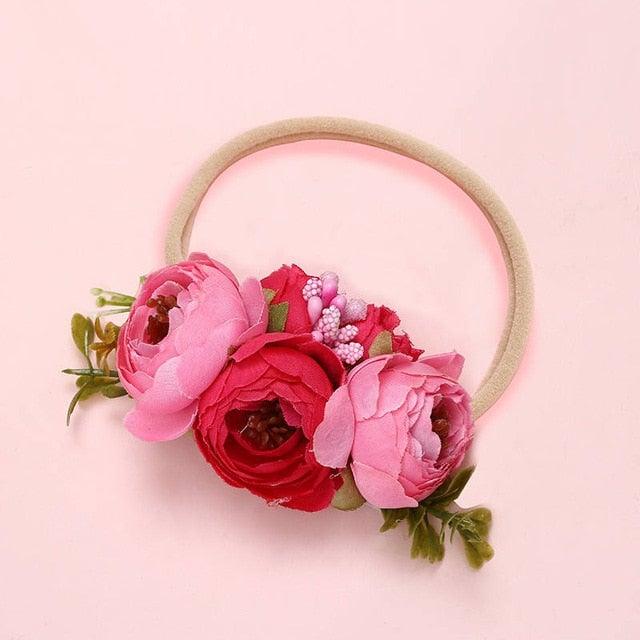 Newborn Baby Girl Princess Hairbands - Style Floral - Smart Shoppers Deal