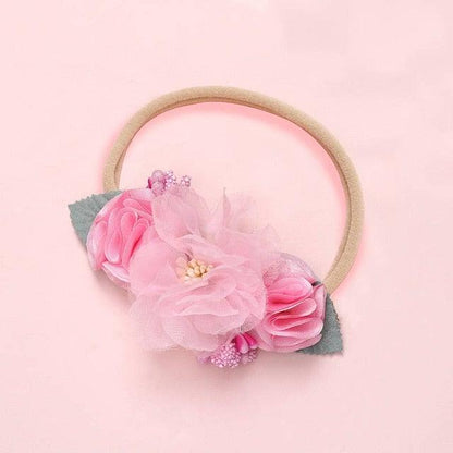 Newborn Baby Girl Princess Hairbands - Style Floral - Smart Shoppers Deal