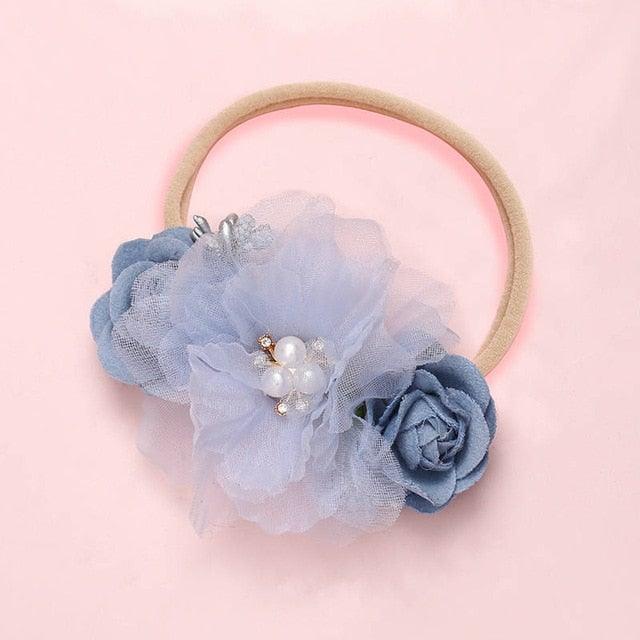 Newborn Baby Girl Princess Hairbands - Style Floral - Smart Shoppers Deal