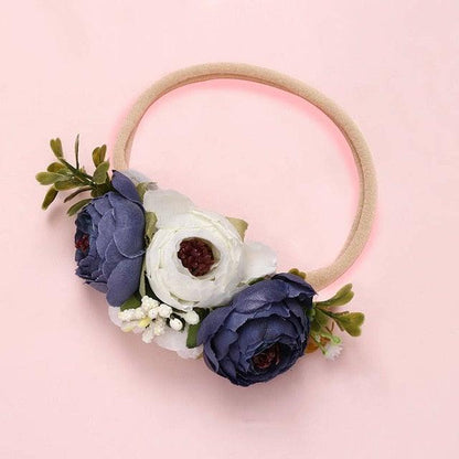 Newborn Baby Girl Princess Hairbands - Style Floral - Smart Shoppers Deal