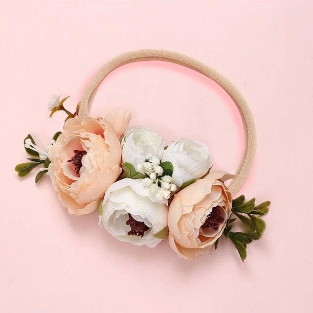 Newborn Baby Girl Princess Hairbands - Style Floral - Smart Shoppers Deal