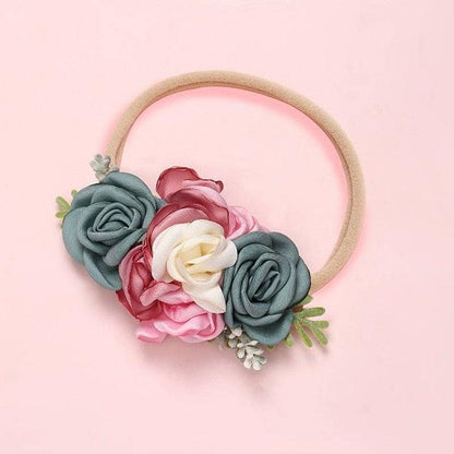 Newborn Baby Girl Princess Hairbands - Style Floral - Smart Shoppers Deal