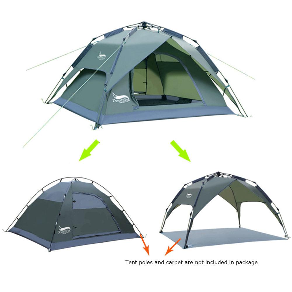 Portable Automatic Tent for 3-4 Person Family - Instant Setup for Hiking, Camping and Travel - Smart Shoppers Deal