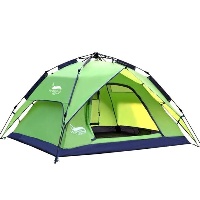 Portable Automatic Tent for 3-4 Person Family - Instant Setup for Hiking, Camping and Travel - Smart Shoppers Deal