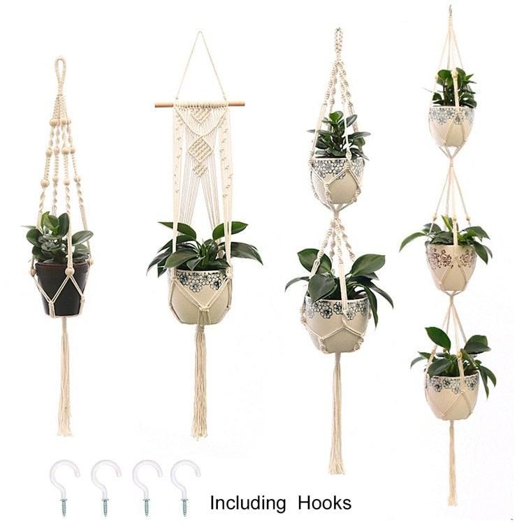 Handmade Plant and Flower Hanger - Eco Friendly Home Decor - Smart Shoppers Deal