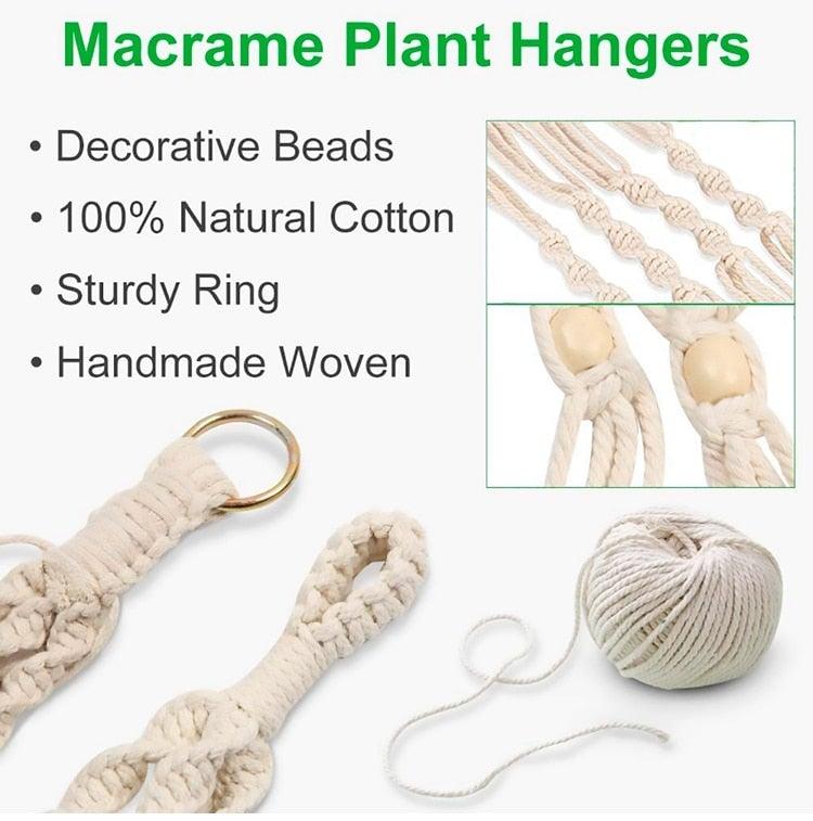 Handmade Plant and Flower Hanger - Eco Friendly Home Decor - Smart Shoppers Deal