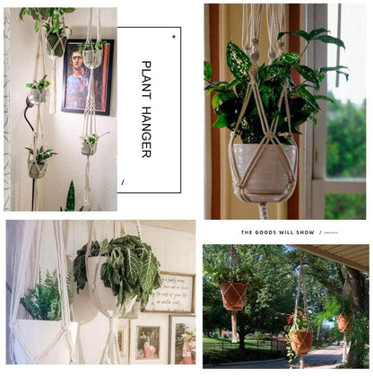 Handmade Plant and Flower Hanger - Eco Friendly Home Decor - Smart Shoppers Deal