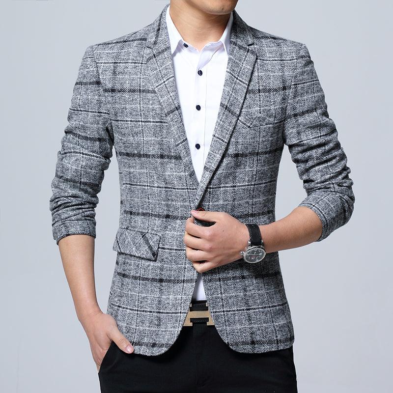 Casual and Stylish Slim Fit Men's Blazer - Style 2022 - Smart Shoppers Deal