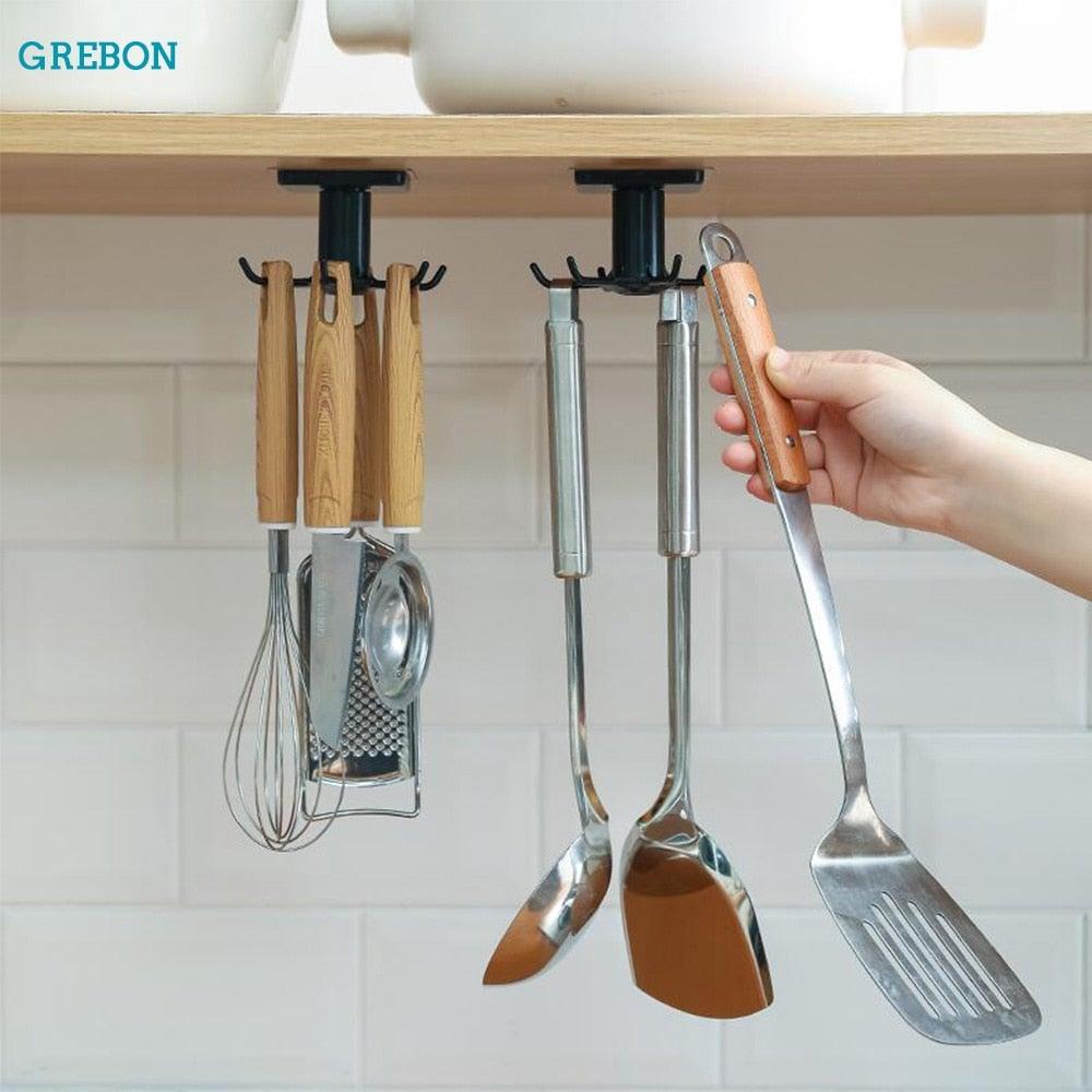 Kitchen and Bathroom Accessories Organizer and Hanger - Space Utilizer - Smart Shoppers Deal