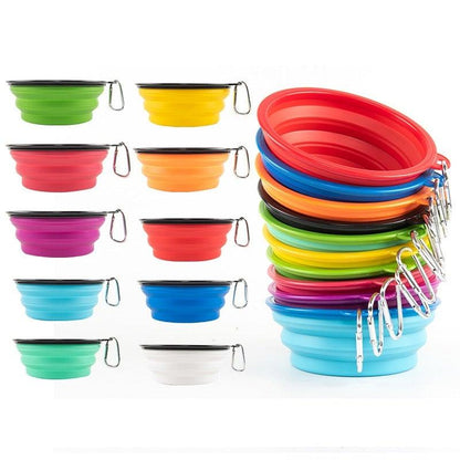 Large Collapsible Silicone Bowl for Pet - 1000ml - Smart Shoppers Deal