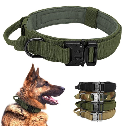 Military Tactical Dog Collar with Control Handle - Smart Shoppers Deal