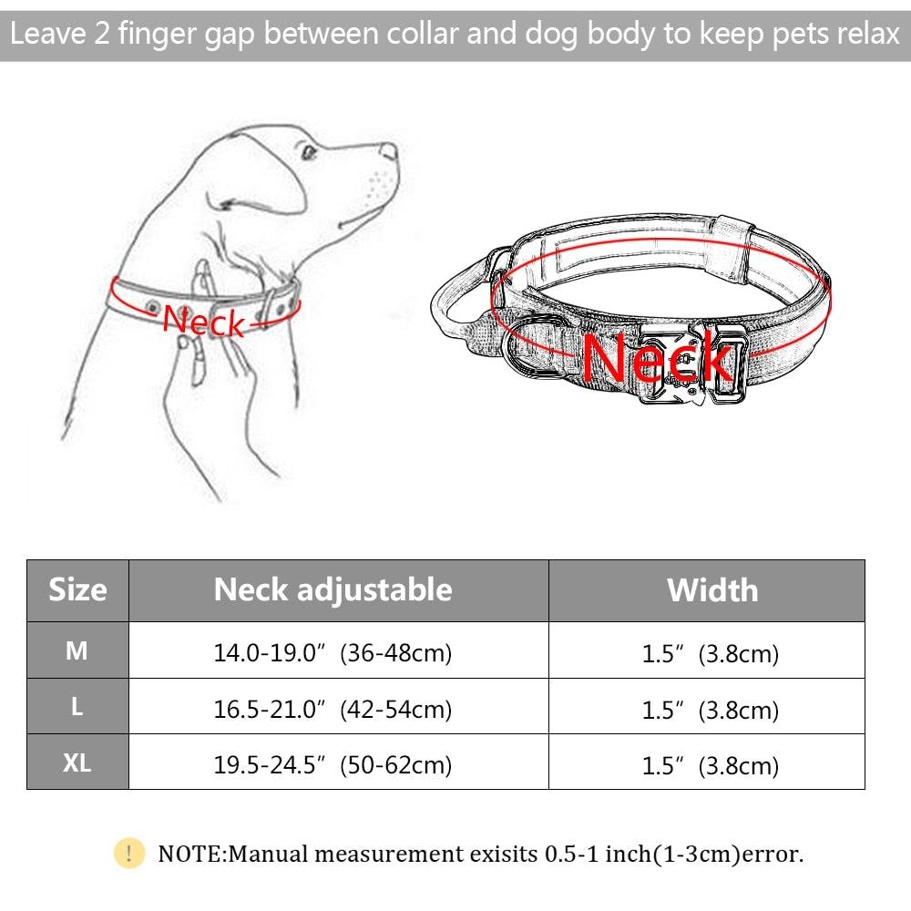 Military Tactical Dog Collar with Control Handle - Smart Shoppers Deal