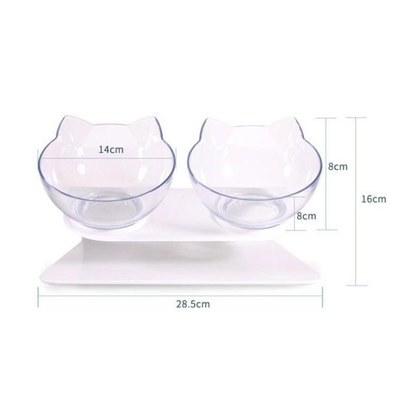 Non-slip Double Pet Bowl for Cats and Dogs. - Smart Shoppers Deal