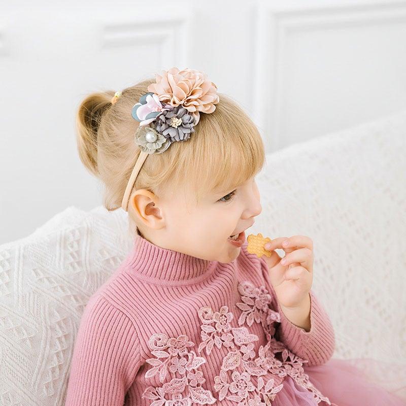 Newborn Baby Girl Princess Hairbands - Style Floral - Smart Shoppers Deal