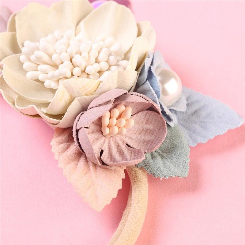 Newborn Baby Girl Princess Hairbands - Style Floral - Smart Shoppers Deal