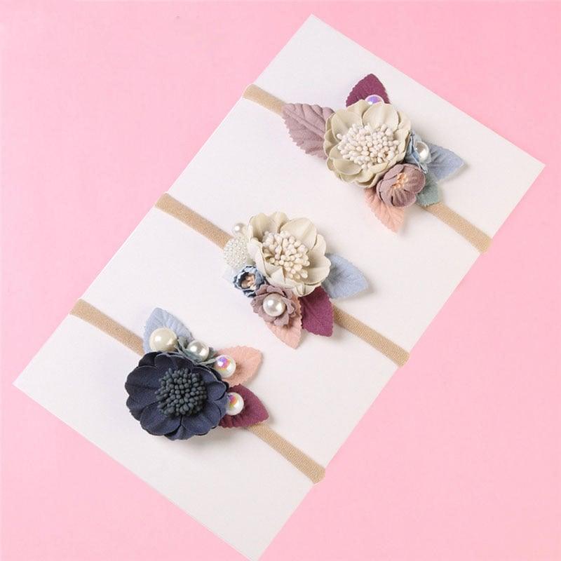 Newborn Baby Girl Princess Hairbands - Style Floral - Smart Shoppers Deal