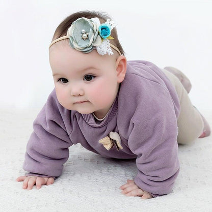 Newborn Baby Girl Princess Hairbands - Style Floral - Smart Shoppers Deal