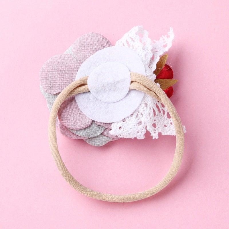 Newborn Baby Girl Princess Hairbands - Style Floral - Smart Shoppers Deal