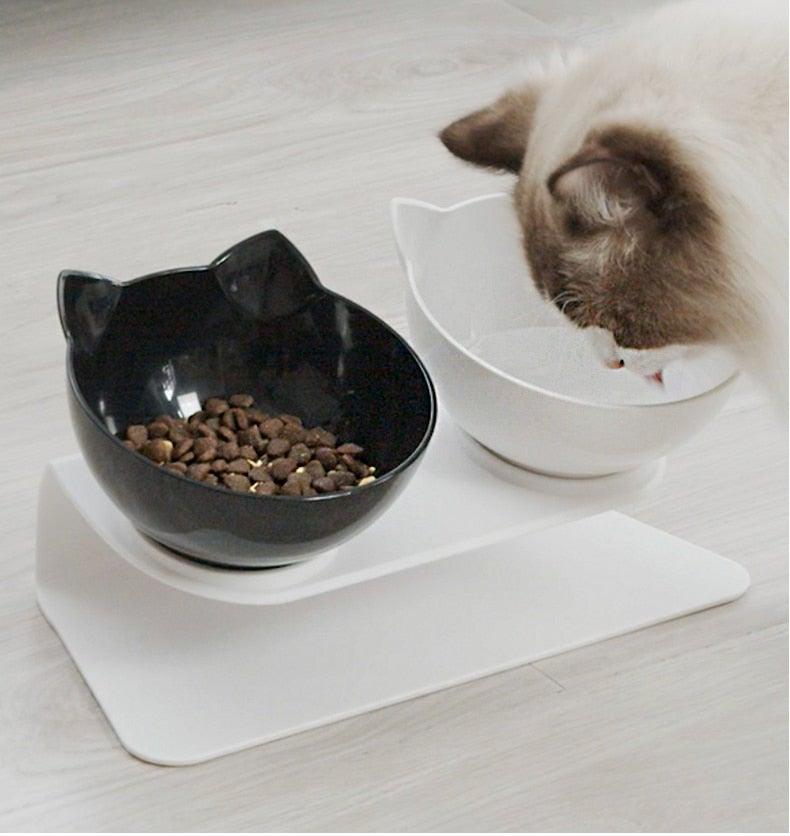 Non-slip Double Pet Bowl for Cats and Dogs. - Smart Shoppers Deal