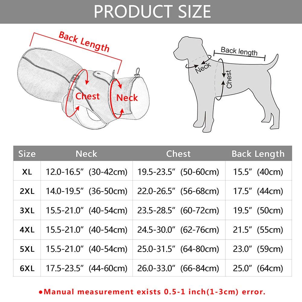 Waterproof Warm Dog Coat / Jacket - Medium to Large Dogs - Smart Shoppers Deal