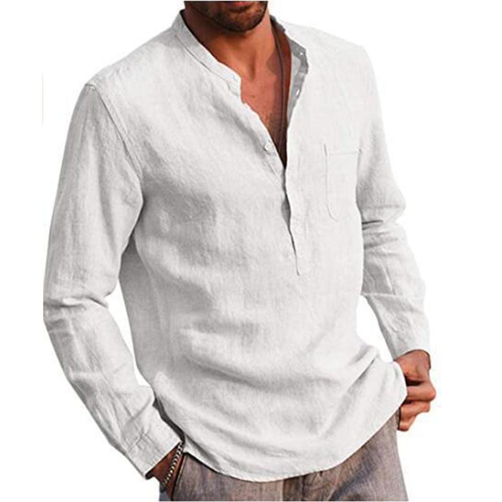 Pure Cotton LV Plain Shirts, Casual, Full Sleeves