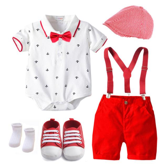 Summer Party Dress for Baby Boys - 7 pieces set - Smart Shoppers Deal