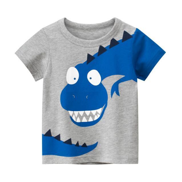 DINOSAUR and Cute Animal Cartoon Designer T-shirts for Baby Boy | Pure Cotton Summer Style - Smart Shoppers Deal