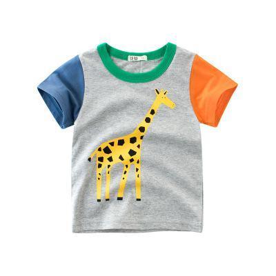 DINOSAUR and Cute Animal Cartoon Designer T-shirts for Baby Boy | Pure Cotton Summer Style - Smart Shoppers Deal