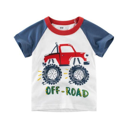 Pure Cotton Cartoon Designer T-shirts for Baby Boy | 2 to 8yrs Boy - Smart Shoppers Deal