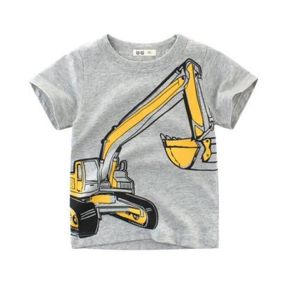 Pure Cotton Cartoon Designer T-shirts for Baby Boy | 2 to 8yrs Boy - Smart Shoppers Deal